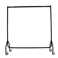 5ft Clothes Rail (Black & Chrome)